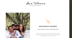 Desktop Screenshot of lasfloreswinery.com